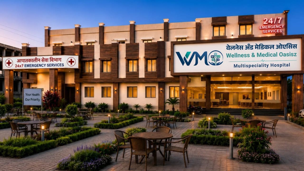 WMO Multispeciality Hospital building, Palghar West