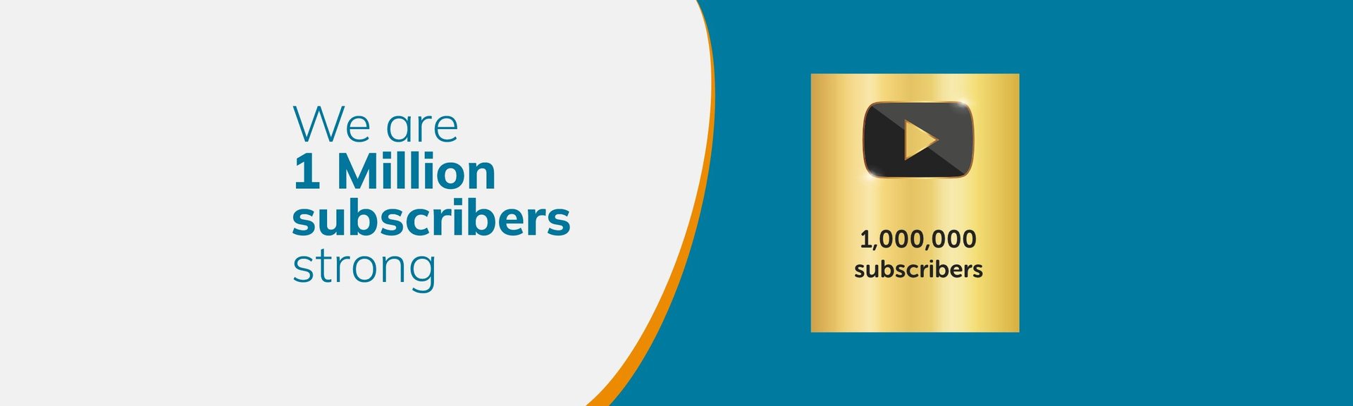 We are 1 Million subscribers strong